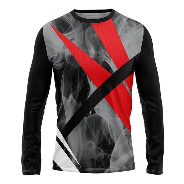 Full Sleeve Jersey with Round Collar and Sublimation Print All Over for Men & Women