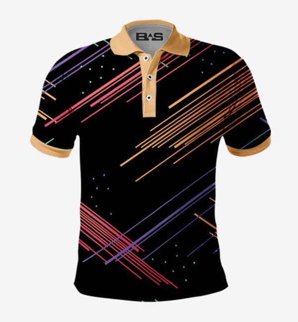 BAS Half Sleeves Polo Sublimation Print Shirt for Men's & Women's