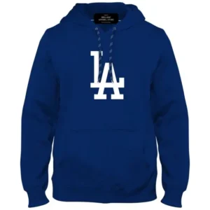 Los Angeles Dodgers MLB Express Twill Logo Hooded Fleece – Royal (by Bulletin)
