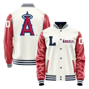 Los Angeles Angels Varsity Letter Jacket Custom Letter & Number