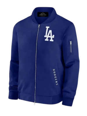 Los Angeles Dodgers Dugout Blue Bomber Jacket
